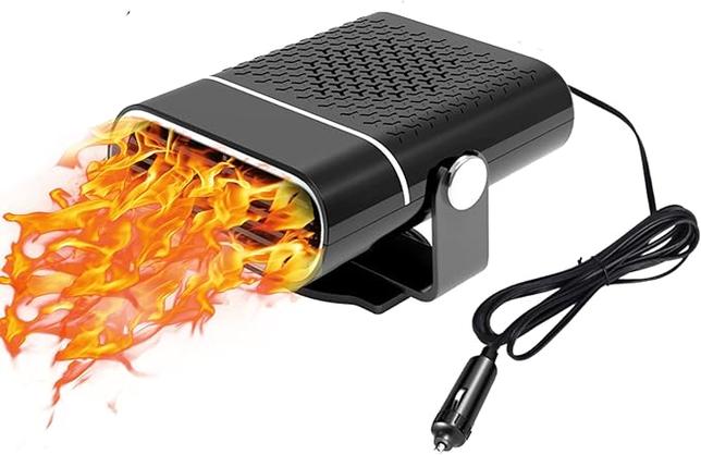 便携式汽车加热器 12v 150w 360&deg; 旋转快速加热冷却风扇除雾器和除霜